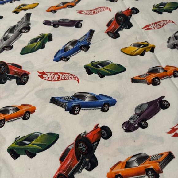 Pottery Barn Car Print Twin Size Flat Top Sheet - Picture 2 of 7